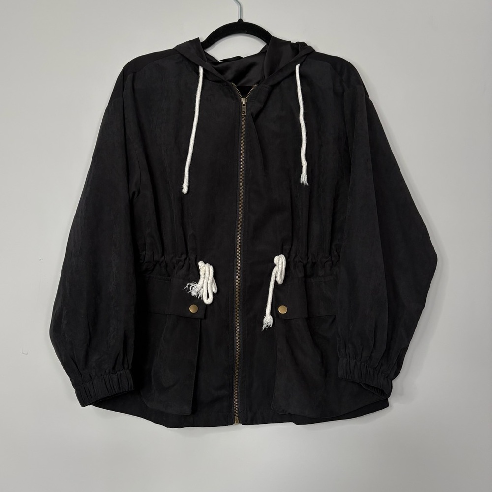 SHEIN Very Lightweight Suede Material Utility Sweater/Jacket Size Small